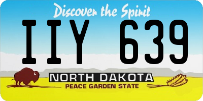 ND license plate IIY639