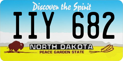 ND license plate IIY682