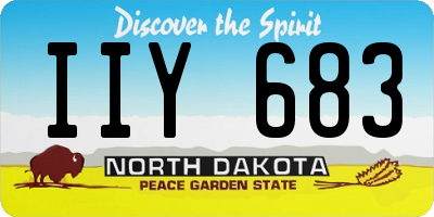 ND license plate IIY683