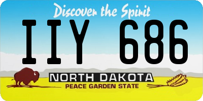 ND license plate IIY686