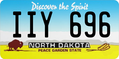 ND license plate IIY696