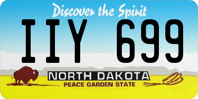 ND license plate IIY699