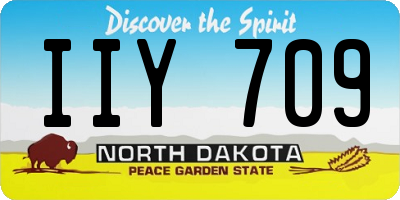 ND license plate IIY709