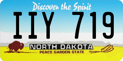 ND license plate IIY719