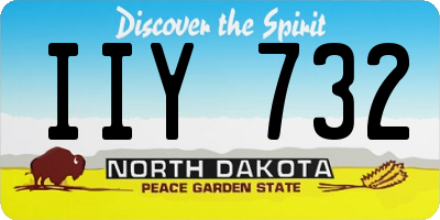 ND license plate IIY732