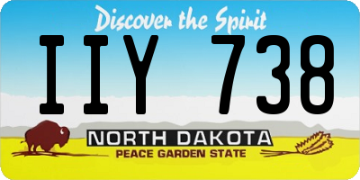 ND license plate IIY738