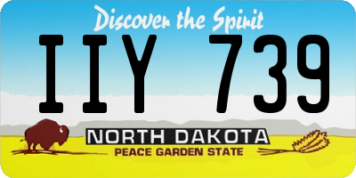 ND license plate IIY739