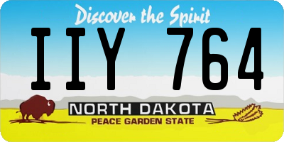 ND license plate IIY764