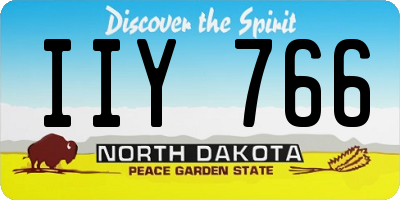 ND license plate IIY766