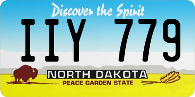ND license plate IIY779