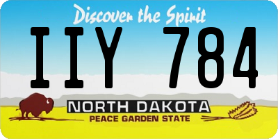 ND license plate IIY784