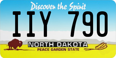 ND license plate IIY790