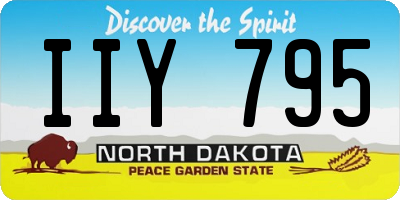 ND license plate IIY795
