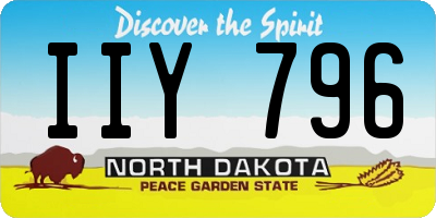 ND license plate IIY796