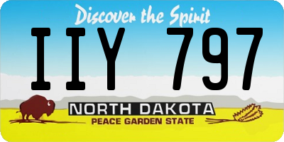 ND license plate IIY797