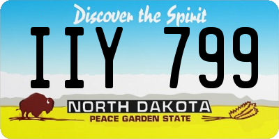 ND license plate IIY799