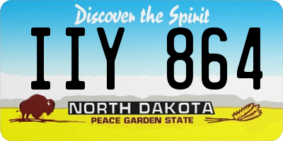 ND license plate IIY864