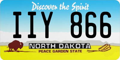ND license plate IIY866