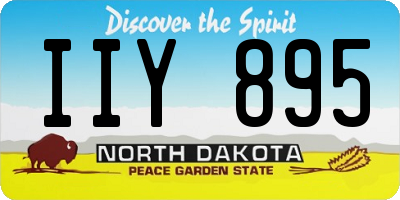 ND license plate IIY895