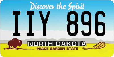 ND license plate IIY896
