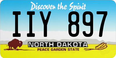 ND license plate IIY897