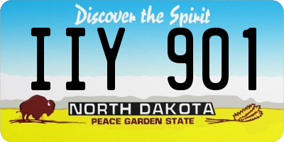 ND license plate IIY901