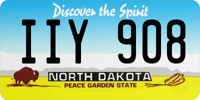 ND license plate IIY908
