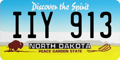 ND license plate IIY913