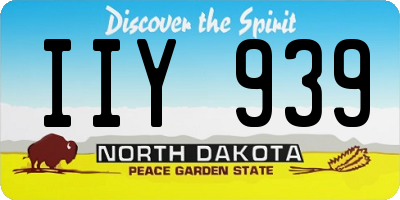 ND license plate IIY939