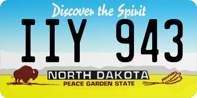 ND license plate IIY943
