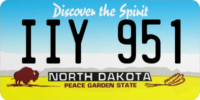 ND license plate IIY951