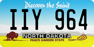 ND license plate IIY964