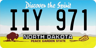 ND license plate IIY971