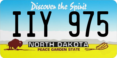 ND license plate IIY975