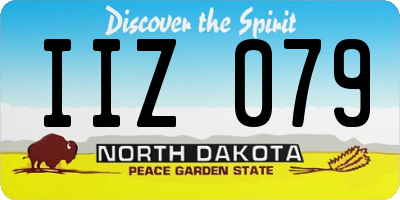 ND license plate IIZ079