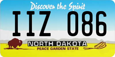 ND license plate IIZ086