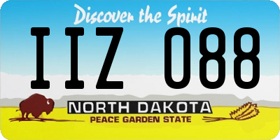 ND license plate IIZ088