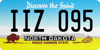 ND license plate IIZ095