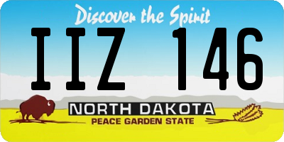 ND license plate IIZ146