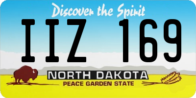 ND license plate IIZ169