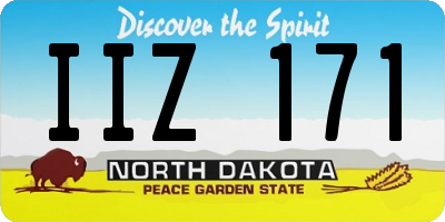ND license plate IIZ171