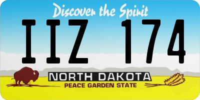 ND license plate IIZ174