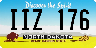 ND license plate IIZ176