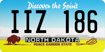 ND license plate IIZ186