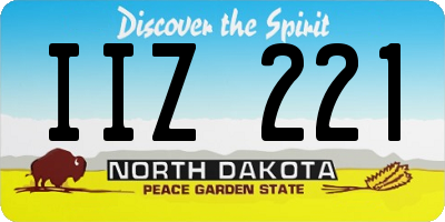 ND license plate IIZ221