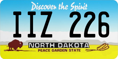 ND license plate IIZ226