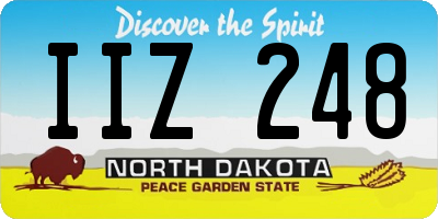 ND license plate IIZ248