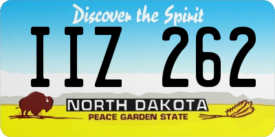 ND license plate IIZ262