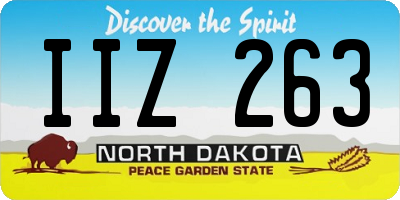 ND license plate IIZ263