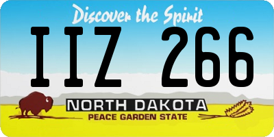 ND license plate IIZ266